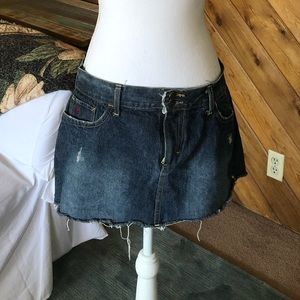 Abercrombie denim mini skirt